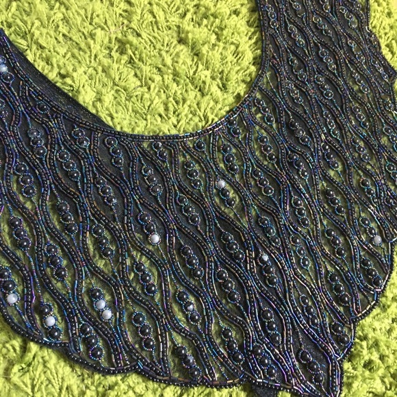 Beaded top tank studded gypsy boho goth top scarf wrap bolero shawl - Picture 1 of 5